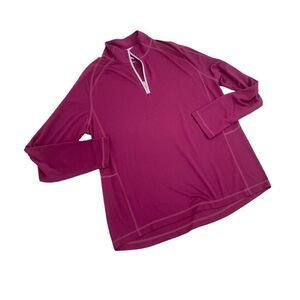 Men’s Tommy Bahama Marlin 1/4 zip athletic top stretch performance size large